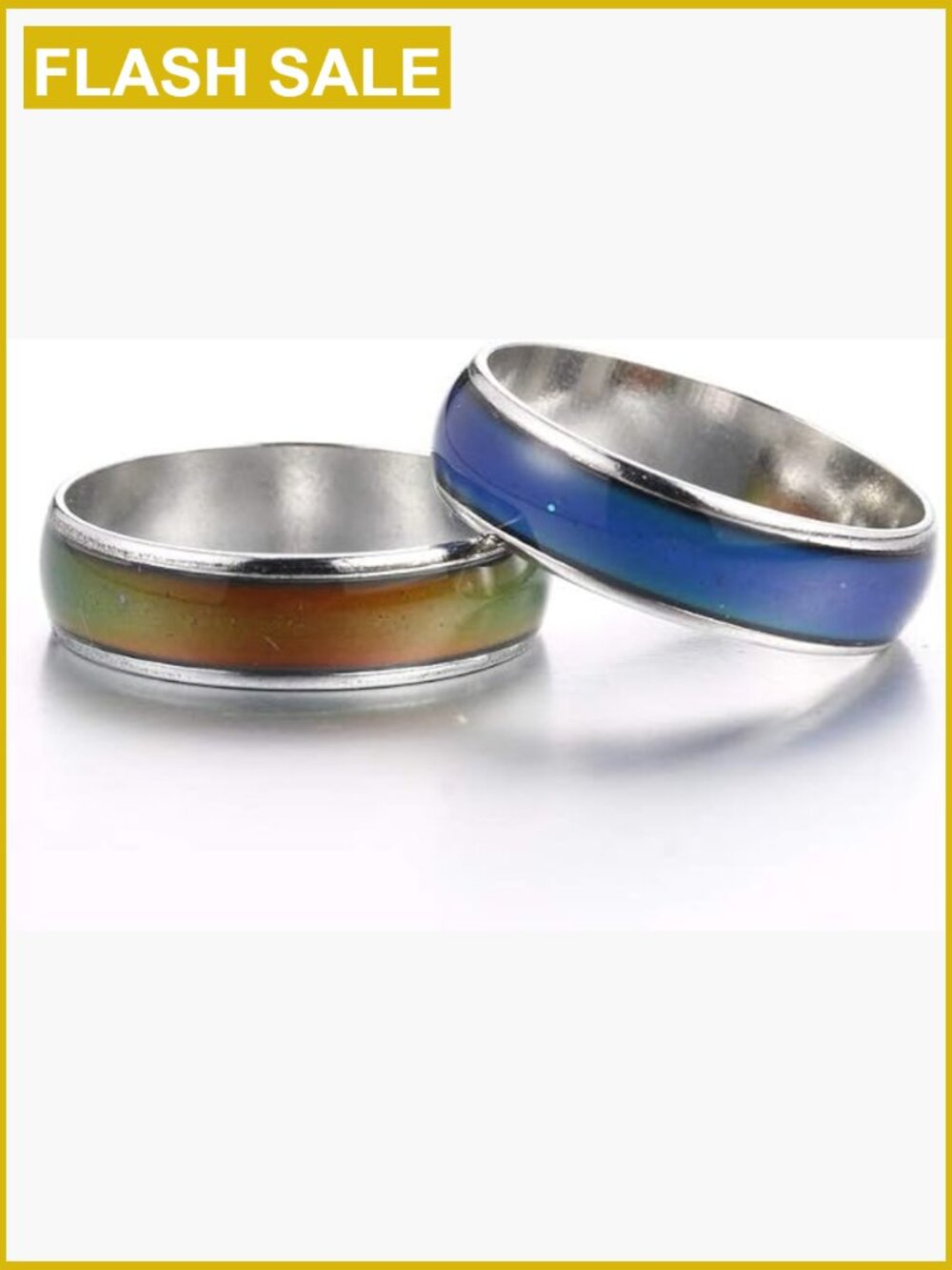 Mood Ring Emotion Color Changing Ring Adjustable Copper